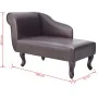 Diván de cuero sintético marrón by , Daybeds - Ref: Foro24-242404, Price: 211,08 €, Discount: %