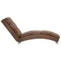 Diván de piel de ante artificial marrón by , Daybeds - Ref: Foro24-281294, Price: 241,24 €, Discount: %