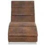 Diván de piel de ante artificial marrón by , Daybeds - Ref: Foro24-281294, Price: 241,24 €, Discount: %