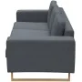 Set de sofás de 2 y 3 plazas gris oscuro by , Sofas - Ref: Foro24-273816, Price: 911,34 €, Discount: %