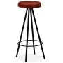 Set muebles de bar 3 pzas madera maciza reciclada cuero genuino von , Möbelsets für Küchen und Esszimmer - Ref: Foro24-275139...