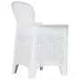 Set de muebles de jardín 7 pzas plástico blanco aspecto ratán von , Gartensets - Ref: Foro24-276125, Preis: 914,97 €, Rabatt: %