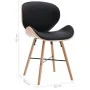 Sillas de comedor 4 uds cuero sintético y madera curvada negro von , Essstühle - Ref: Foro24-279505, Preis: 418,78 €, Rabatt: %
