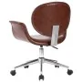 Silla de comedor giratoria cuero sintético marrón by , dining chairs - Ref: Foro24-287393, Price: 171,29 €, Discount: %