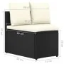 Set de sofás de jardín 2 piezas y cojines ratán sintético negro by , Outdoor sofas - Ref: Foro24-310464, Price: 173,10 €, Dis...