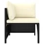 Set de sofás de jardín 2 piezas y cojines ratán sintético negro von , Modulare Sofas für den Außenbereich - Ref: Foro24-31352...