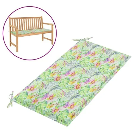 Cojín banco de jardín tela Oxford estampado hojas 100x50x3 cm de , Cojines para sillas y sofás - Ref: Foro24-314077, Precio: ...
