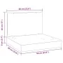 Cojines para palets 2 unidades tela gris antracita by , Cushions for chairs and sofas - Ref: Foro24-315052, Price: 61,54 €, D...
