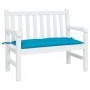 Cojín de banco de jardín tela Oxford azul 110x50x7 cm von , Kissen für Stühle und Sofas - Ref: Foro24-316458, Preis: 23,84 €,...