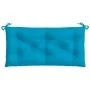 Cojín de banco de jardín tela Oxford azul 110x50x7 cm von , Kissen für Stühle und Sofas - Ref: Foro24-316458, Preis: 23,84 €,...