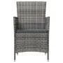 Sillas de jardín 4 unidades con cojines ratán sintético gris by , Garden chairs - Ref: Foro24-316690, Price: 294,96 €, Discou...