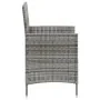 Sillas de jardín 4 unidades con cojines ratán sintético gris by , Garden chairs - Ref: Foro24-316690, Price: 294,96 €, Discou...