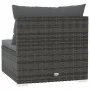 Sofá de jardín de 4 plazas con cojines ratán sintético gris de , Conjuntos de jardín - Ref: Foro24-317519, Precio: 440,65 €, ...