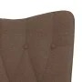 Silla mecedora de tela marrón by , Rocking chairs - Ref: Foro24-327614, Price: 109,87 €, Discount: %