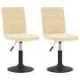 Sillas de comedor giratorias 2 uds terciopelo crema von , Essstühle - Ref: Foro24-335740, Preis: 114,42 €, Rabatt: %
