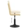 Sillas de comedor giratorias 2 uds terciopelo crema von , Essstühle - Ref: Foro24-335740, Preis: 114,42 €, Rabatt: %