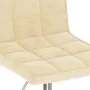 Sillas de comedor giratorias 2 uds terciopelo crema von , Essstühle - Ref: Foro24-335740, Preis: 114,42 €, Rabatt: %