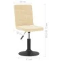 Sillas de comedor giratorias 2 uds terciopelo crema von , Essstühle - Ref: Foro24-335740, Preis: 114,42 €, Rabatt: %