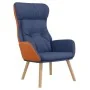 Sillón de relax de tela y PVC azul by , Armchairs - Ref: Foro24-341305, Price: 104,74 €, Discount: %