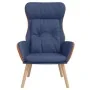 Sillón de relax de tela y PVC azul by , Armchairs - Ref: Foro24-341305, Price: 104,74 €, Discount: %