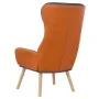 Sillón de relax de tela y PVC azul by , Armchairs - Ref: Foro24-341305, Price: 104,74 €, Discount: %