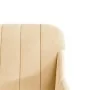 Sillón de terciopelo color crema 63x76x80 cm de , Sillones - Ref: Foro24-351462, Precio: 98,89 €, Descuento: %