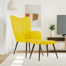 Sillón de relax con reposapiés tela amarillo mostaza von , Sessel - Ref: Foro24-327959, Preis: 122,11 €, Rabatt: %
