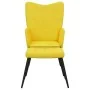 Sillón de relax con reposapiés tela amarillo mostaza by , Armchairs - Ref: Foro24-327959, Price: 122,11 €, Discount: %