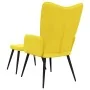 Sillón de relax con reposapiés tela amarillo mostaza by , Armchairs - Ref: Foro24-327959, Price: 122,11 €, Discount: %