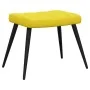Sillón de relax con reposapiés tela amarillo mostaza by , Armchairs - Ref: Foro24-327959, Price: 122,11 €, Discount: %