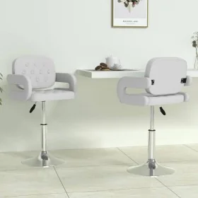 Sillas de comedor giratorias 2 unidades cuero sintético blanco von , Essstühle - Ref: Foro24-335557, Preis: 166,18 €, Rabatt: %