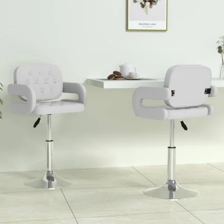 Sillas de comedor giratorias 2 unidades cuero sintético blanco by , dining chairs - Ref: Foro24-335557, Price: 166,18 €, Disc...