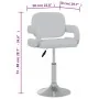 Sillas de comedor giratorias 2 unidades cuero sintético blanco by , dining chairs - Ref: Foro24-335557, Price: 166,18 €, Disc...