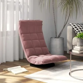 Silla de suelo giratoria de terciopelo rosa by , Floor chairs - Ref: Foro24-336568, Price: 120,66 €, Discount: %