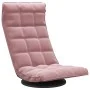 Silla de suelo giratoria de terciopelo rosa de , Sillas de suelo - Ref: Foro24-336568, Precio: 120,66 €, Descuento: %