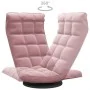 Silla de suelo giratoria de terciopelo rosa de , Sillas de suelo - Ref: Foro24-336568, Precio: 120,66 €, Descuento: %
