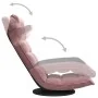 Silla de suelo giratoria de terciopelo rosa de , Sillas de suelo - Ref: Foro24-336568, Precio: 120,66 €, Descuento: %