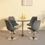 Sillas de comedor giratorias 4 unidades tela gris claro by , dining chairs - Ref: Foro24-338319, Price: 280,24 €, Discount: %