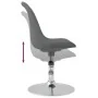 Sillas de comedor giratorias 4 unidades tela gris claro by , dining chairs - Ref: Foro24-338319, Price: 280,24 €, Discount: %