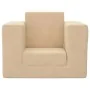 Sofá cama infantil felpa suave color crema von , Baby- und Kleinkindmöbel - Ref: Foro24-341848, Preis: 32,00 €, Rabatt: %