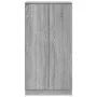 Mueble zapatero madera contrachapada gris Sonoma 55x35x108 cm by , Shoe racks and shoe organizers - Ref: Foro24-342669, Price...