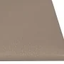 Paneles pared 12 uds cuero sintético capuchino 60x15 cm 1,08 m² de , Recubrimiento de paredes - Ref: Foro24-343831, Precio: 3...