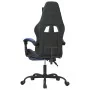 Silla gaming giratoria y reposapiés cuero sintético negro azul by , Gaming chairs - Ref: Foro24-349555, Price: 118,83 €, Disc...