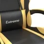 Silla gaming giratoria cuero sintético negro y dorado de , Sillones para videojuegos - Ref: Foro24-349569, Precio: 102,23 €, ...
