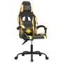 Silla gaming giratoria cuero sintético negro y dorado de , Sillones para videojuegos - Ref: Foro24-349569, Precio: 102,23 €, ...