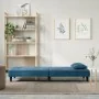 Sofá cama de terciopelo azul by , Sofas - Ref: Foro24-351906, Price: 245,63 €, Discount: %