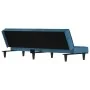 Sofá cama de terciopelo azul by , Sofas - Ref: Foro24-351906, Price: 245,63 €, Discount: %