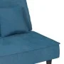 Sofá cama de terciopelo azul by , Sofas - Ref: Foro24-351906, Price: 245,63 €, Discount: %