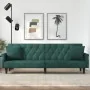 Sofá cama con reposabrazos terciopelo verde oscuro by , Sofas - Ref: Foro24-351946, Price: 319,61 €, Discount: %
