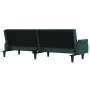 Sofá cama con reposabrazos terciopelo verde oscuro by , Sofas - Ref: Foro24-351946, Price: 319,61 €, Discount: %